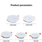 LED Downlight Smart Infrared Induction LED Ceiling Spot light 3W 5W 9W 18W 20W 220V Motion Sensor Recessed Round LED Panel Light