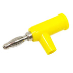 5/10Pcs 4mm Stackable Banana Plug Screw Type Connector Nickel Plated for Speaker & Multimeter No Welding Required