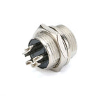 1/5Pcs GX16 2/3/4/5/6/7/8 Pin 16mm Circular Aviation Male Socket Plug Wire Panel Connector Adapter