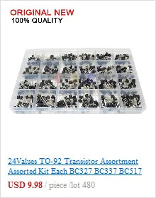 33ValuesX 20PCS=660PCS 1206 SMD Resistor Kit Assorted Kit 1ohm-1M Ohm 1%  Sample Kit