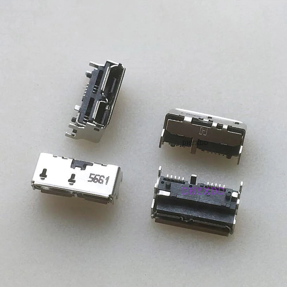 2PCS For Micro USB 3.0 Female Connector Head a For Western Digital Samsung Toshiba Mobile Hard Disk Interface Connector H5.2 mm