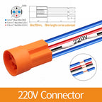 LANBOO 12E 7A High Current 4 Pin Switch Waterproof IP65 Latching or Momentary Micro Metal Push Button Switch with LED 24V220V