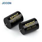 2Pcs SPIRIT Audio Capacitor MKP Audiophile Frequency-Divided Divider 400V 2.2uF 3.3uF 3.9uF 4.7uF 6.8uF 10uF For Speaker Audio