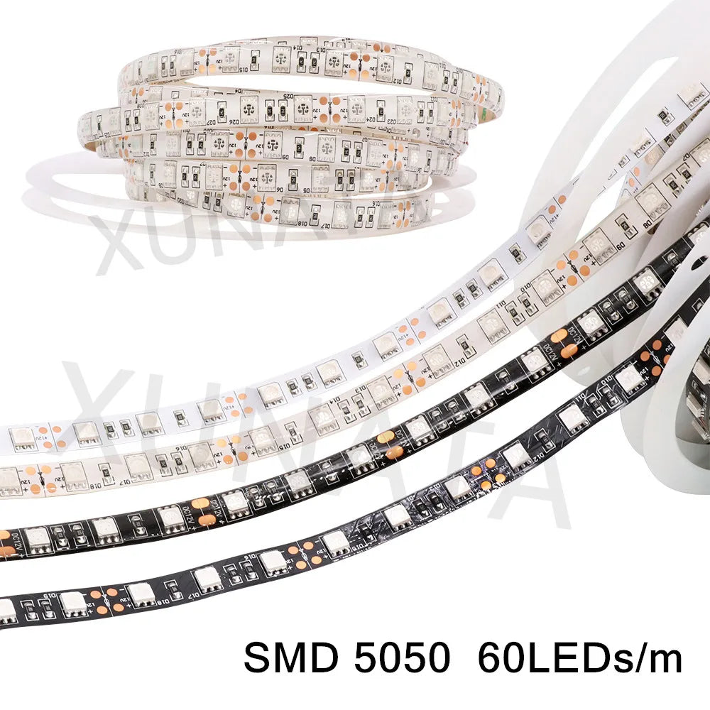 DC 12V LED Strip Orange Lighting SMD 3528 120leds/m 5050 60leds/m Flexible Tape Ribbon Lamp Led Strip Light 5m/lot
