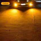 2pcs H3 LED Fog Light Bulb DC 12V 3030 SMD Car Fog Light Super Bright DRL Driving Lamp Built-in 5 Color Optional Headlight Bulb