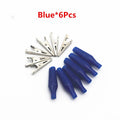 6Pcs Alligator Clips Electrical DIY Test Leads Alligator Double-ended Crocodile Clips Roach Clip Test Jumper Wire 28mm