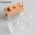 5PCS 5*20mm Glass Fuse Holder Transparent Holder with Transparent Cover Fuse Blocks 5x20mm Insurance Header 250V