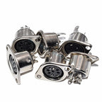 5/10Pcs Keyboard Socket DIN S Terminal Connector Female Jack Mount Adapter 3P 4P 5P 6P 7P 8P Computer MIDI Cable Solder Adapter
