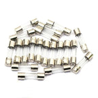20PCS Fast Blow Glass Fuses 5x20 5*20mm 250V 0.1A 0.2A 0.5A 1A 2A 3A 4A 5A 6A 8A 10A 15A 20A 25A 30A AMP Tube Fuses