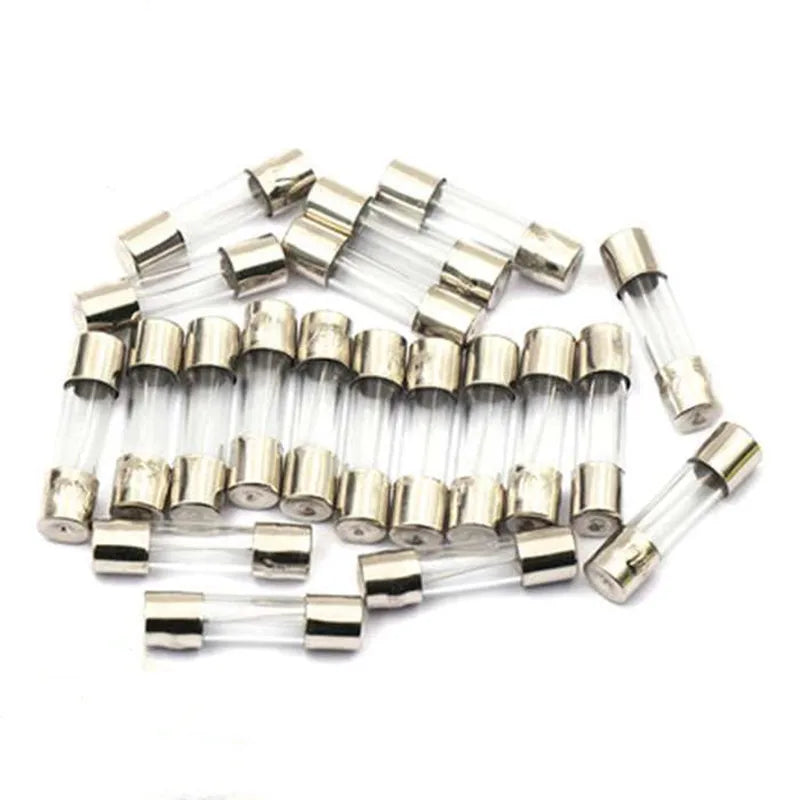 20PCS Fast Blow Glass Fuses 5x20 5*20mm 250V 0.1A 0.2A 0.5A 1A 2A 3A 4A 5A 6A 8A 10A 15A 20A 25A 30A AMP Tube Fuses