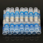 Heat Shrinkable Wire Connectors 50PCS SST21 Waterproof Sleeve AWG22-18 Butt Electrical Splice Tinned Solder Seal Terminal