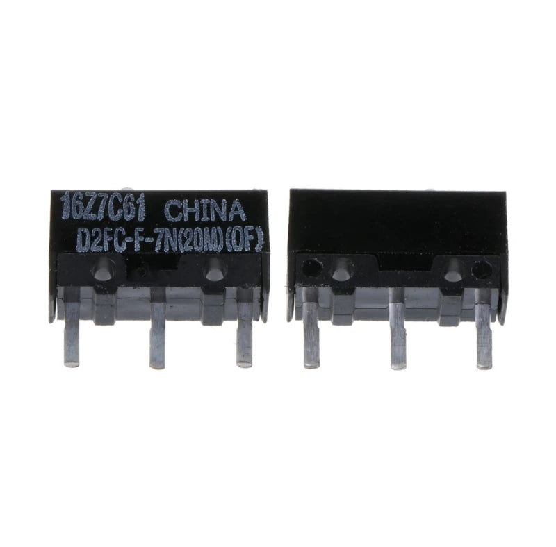 Mouse Micro Switch Original Omron D2FC-F-7N White Dot 20M Clicks Life Micro Switches 2PCS