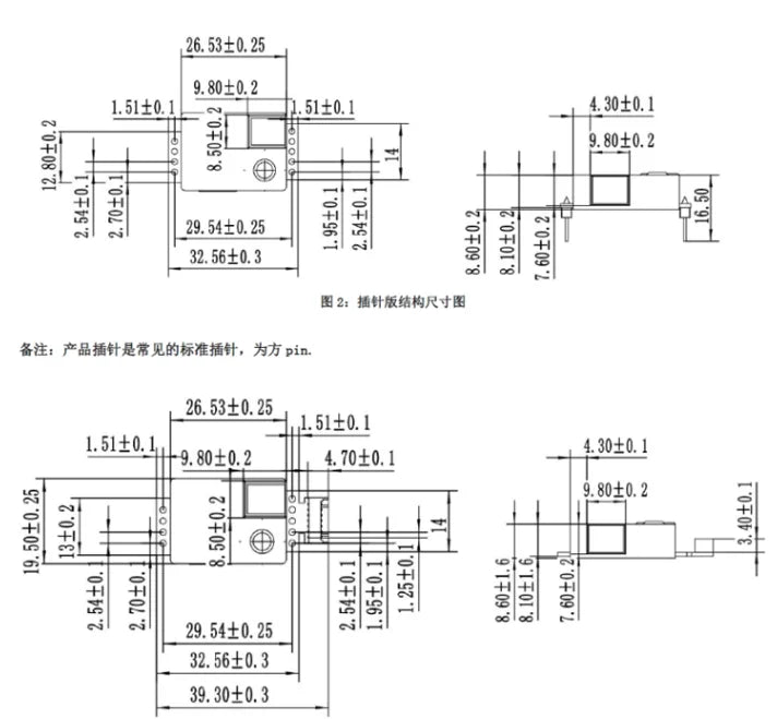 MH-Z19E Winsen CO2 Sensor NDIR CO2 Module High Sensitivity, Low Power Consumption UART, PWM Output Infrared Gas Sensor