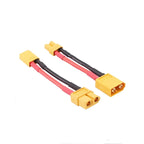 2Pcs XT60 Male Female to Deans Mini Tamiya XT30 EC3 MPX Tamiya Male Female Connector Adapter with 14awg 4cm Wire for RC Battery