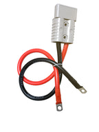 50A 120A 175A Double Pole 600V High Current Plug with 8/6/4/2AWG Silicone Cable Electric Forklift Plug Quick Charging Connector