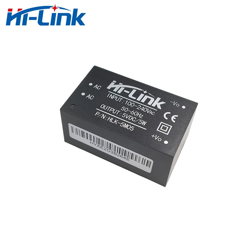 15pcs Free Shipping HLK-5M05 5M03 5M12 5M09 5M24 5W AC DC Buck Step Down Isolated Power Supply Module 220V to 5V/3.3V/12V/9V/24V