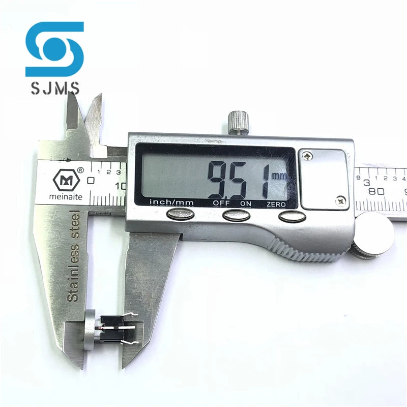 SJMS 5Pcs 6*6*9.5mm 6PIN DIP Through Hole Micro Push Button Tactile Momentary With LED Switch Tact Push Indication  Button mode