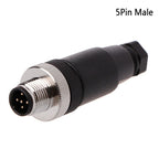 PG7 Sensor Connector IP67 3 4 5 Pin Male/Female High Quality Connector Waterproof Plug Screw Straight/Right Angle M12 Plug