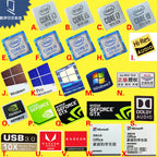Sticker original tenth generation cpu 10th generation i3 i5 i7 i9 label hire small gold label notebook decoration