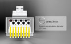 AMPCOM CAT6 RJ45 Modular Plug Connector UTP 50μ Gold-Plated Two-Pieces 8P8C Crimp End for Ethernet Cable, Bulk Ethernet Cable