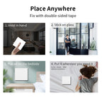 SIXWGH Smart Wireless Switch RF433Mhz Self-Powered Push Button Wall Panels Remote Controller Light Switch Waterproof Wall Switch