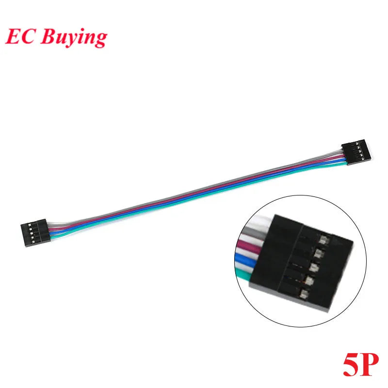 Dupont Line 20cm 2.54mm Female to Female 2P/3P/4P/5P/6P/7P/8P/9P/10P/12P/20P Color Breadboard Cable Jump Wire Jumper For Arduino