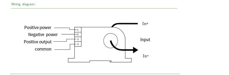 AC Current Sensor 10mA 20mA 500mA,10A,50A,300A,600A Current Transducer DC24V 4-20ma 0-10V RS485 Hall Effect Current Transmitter