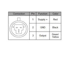 pressure sensor transducer transmitter for water oil fuel gas air 1/8NPT  5V ceramic sensor stainless steel 300-3000psi optional