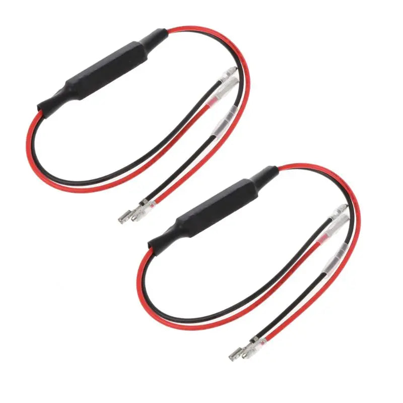 One Pair Cement Load Resistors For Motorcycle LED Turn Signal Indicator Light DC 12V 10W Cement Resistance 10 Ohm