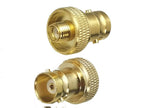 1pcs Connector Adapter SMA to BNC Male Plug & Female Jack RF Coaxial Converter Wire Terminal Straight New