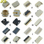 JCD 2 Piece FPC Connector For Switch NS Joy Con PCB Board Flex Cable Connector Socket Clip Spare Parts