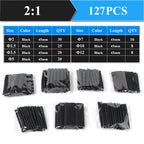 2：1 Thermoresistant Tube Heat Shrink Wrapping Kit Assorted Wire Cable Sulation Sleeving 3:1  Heat Shrink Tubing