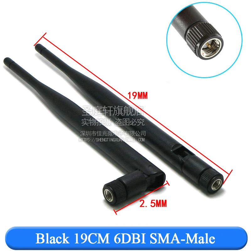 1PCS 2.4GHz 6dBi/3dbi WIFI Aerial 2.4G Antenna RP-SMA Bluetooth Male Female Wireless Router Connector WLAN/WiMAX/MIMO