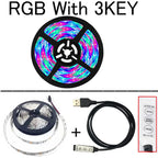 5M USB LED Strip Light 5V 3528 1 Meter 5 Meter White Warm White Pink Green Blue Red SMD RibbonKitchen Light Under Cabinet Lamp
