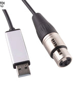 FTDI FT232RL USB TO DMX512 DMX 512 Controller RS485 Dongle Interface Adapter Converter Cable For Freestyler Lightkey Software