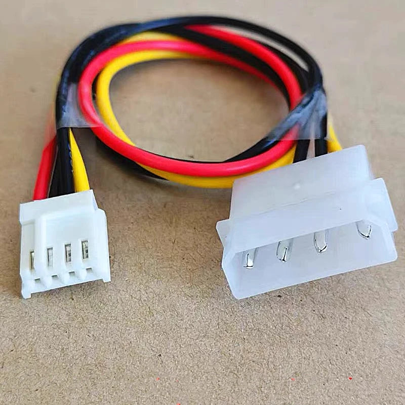 4Pin Molex IDE Male To Dual 4Pin ATA Female 4pin to 2X4pin Power Supply Cable To Floppy Drive Adapter Computer PC Connector Cord