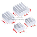 WE DO HEATSINK 4pcs/set Raspberry Pi 4 DIY Heat Sink Aluminum Heatsink Cooler Radiator Kit for Raspberry Pi 4B Heat Dissipation