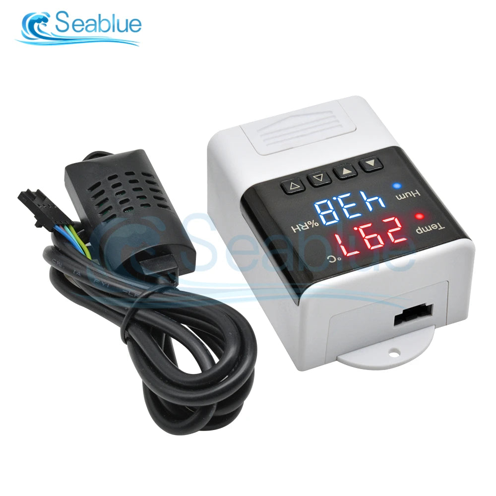 AC 110V-220V DTC3200 LED Microcomputer Intelligent Temperature and Humidity Controller Thermometer Hygrometer SHT20 Sensor Probe
