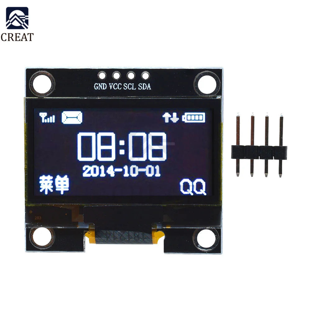 1.3 inch OLED LCD Display Module 128*64 4PIN IIC I2C Serial SSH1106 For Arduino LCD Screen Board White/Blue