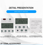 CN101A LCD Time Switch 12V 24V 110V 220V Time Relay Street Lamp Lillboard Power Supply Timer