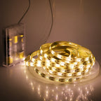 3AA Battery Power LED Strip Light 1/2/3/4/5M SMD2835 3528 60Leds/m Waterproof Tape Ribbon Lamps 5V TV Cabinet Backlight