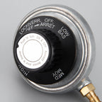 1pc Propane Tank Low Pressure Gas Regulator with Outlet 1/4in Barb Hose Connection Inlet 1-20in UNEF for One Pound Propane Tank
