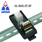 Quick Wiring RJ45 Female To Spring Termianl Block Module RJ45 Vertical Breakout Board Din Rail Mounting Splitter Adapter