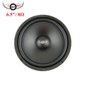 2pcs/Lot  6/ 6.5 inch  Loudspeakers 300W Max 8 Ohm Black Rubber Edge PP Cone Car HiFi  Audio Midrange Speakers KTV
