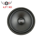 2pcs/Lot  6/ 6.5 inch  Loudspeakers 300W Max 8 Ohm Black Rubber Edge PP Cone Car HiFi  Audio Midrange Speakers KTV