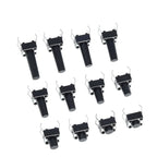 GREATZT 6X6X5/4.3/5.5/6/7/8/9/10/13MM Tact Switch Push Button Switch 12V 4PIN DIP Micro Switch For TV/Toys/home use Button