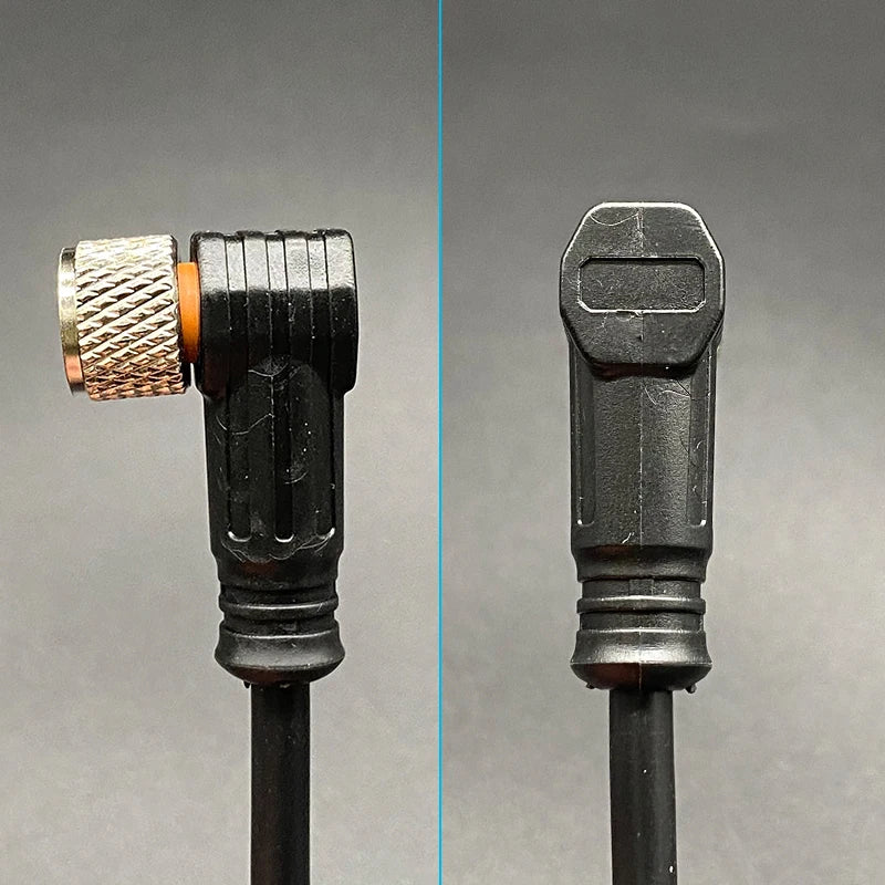 Cloweit M8 3 4 Pins PVC LED IP67 Sensor Cable Connector Type A Socket Plug 2m Waterproof Male&Female Straight Angle Flange