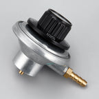 1pc Propane Tank Low Pressure Gas Regulator with Outlet 1/4in Barb Hose Connection Inlet 1-20in UNEF for One Pound Propane Tank