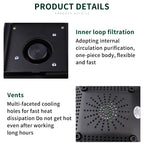 LUXIANZI 60w Soldering Smoke Absorber ESD Fume Extractor LED Light Activated Carbon Filter Sponge Solder Smoking Instrument 220v