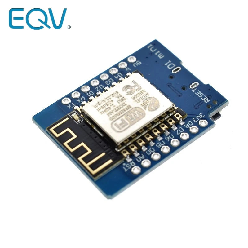 EQV D1 Mini ESP8266 ESP-12 ESP-12F CH340G CH340 V2 USB WeMos WIFI Development Board D1 Mini NodeMCU Lua IOT Board 3.3V With Pins